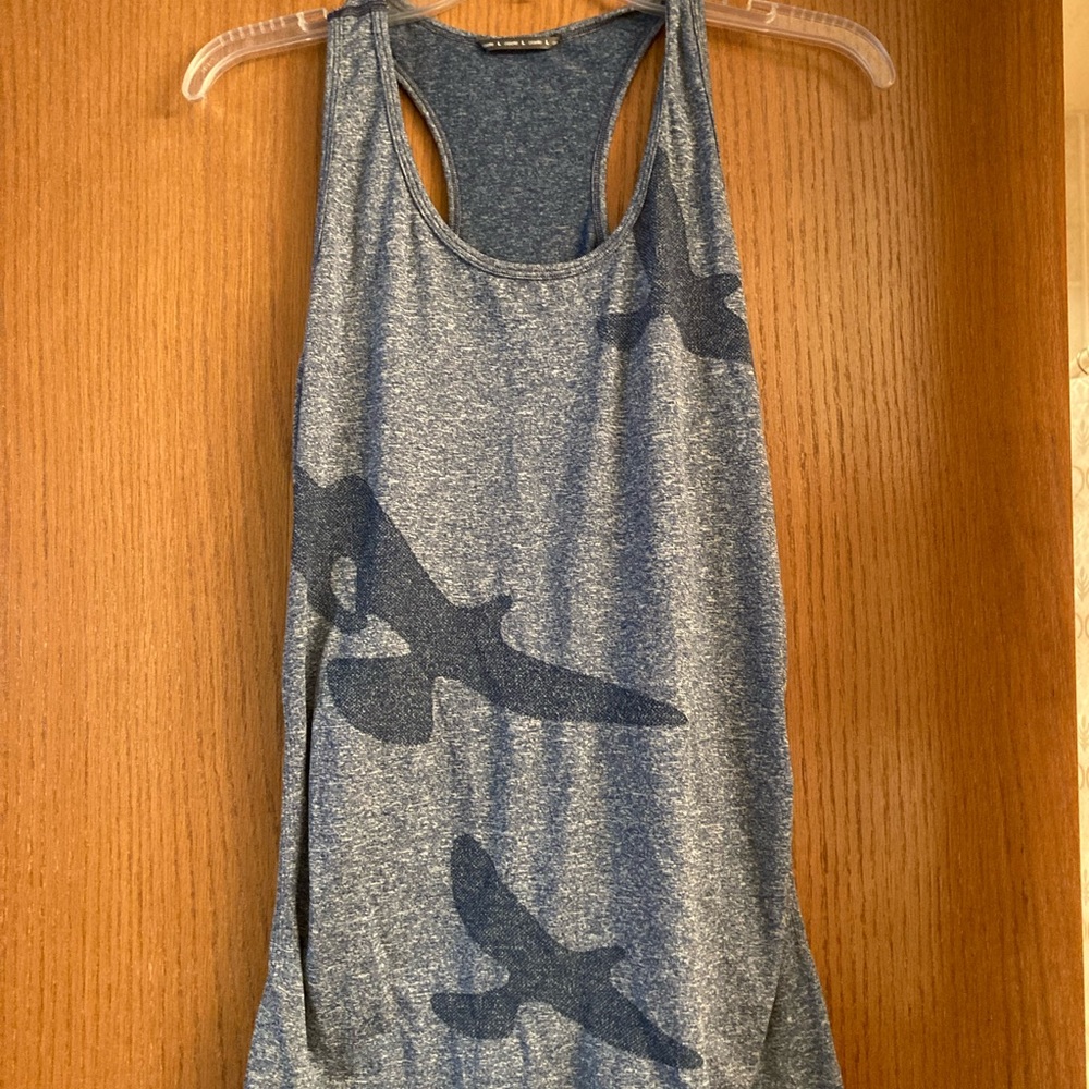 Wings Out racer back tank top